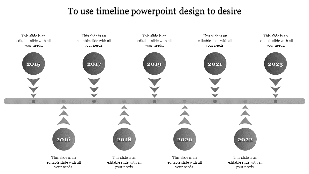 Our Predesigned PowerPoint Timeline Ideas Presentation